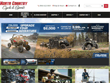 Tablet Screenshot of northcountrycycle.ca